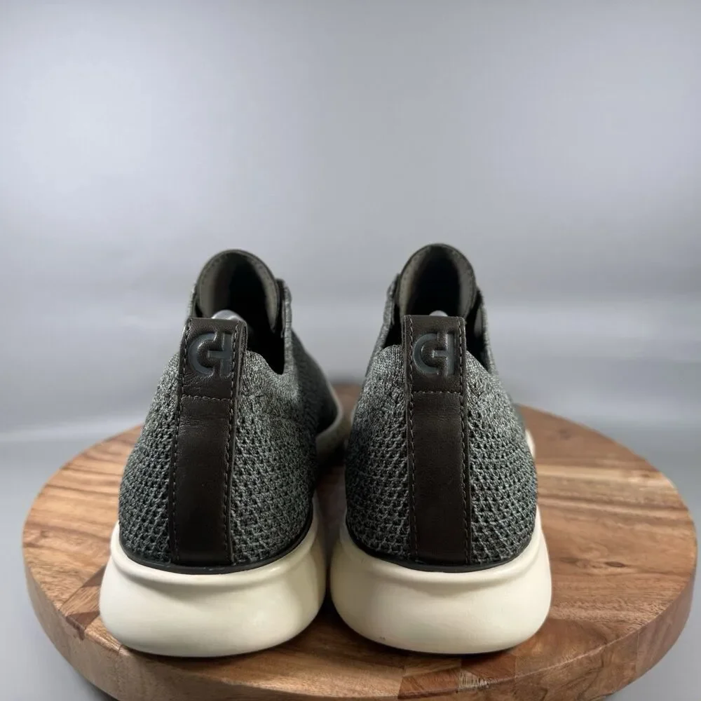 Cole Haan Greyish green Knit Wingtip Oxfords